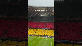 Scenes at the Allianz Arena for the nfl Munich game giants panthers shorts [upl. by Islehc785]