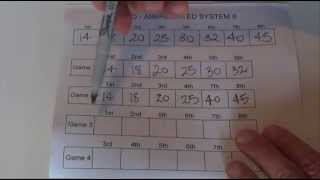 How to Play Lotto With an Abbreviated System 8  Lotto Wheeling  Step by Step Instructions [upl. by Warden]