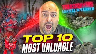 Transformers Studio Series Top 10 MOST EXPENSIVE Figures [upl. by Nohj]