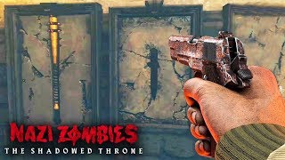 WW2 ZOMBIES THE SHADOWED THRONE EASTER EGG GAMEPLAY HUNT COD WW2 Zombies [upl. by Grefe]