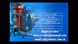 self operated pressure adjustment valveself control flow control valve [upl. by Niwri191]