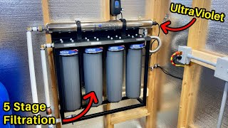 Whole House Water Filter Install for my Rainwater Harvesting System [upl. by Redneval]