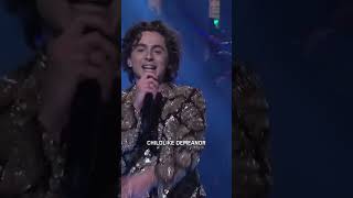 Timothée Chalamet conveys ‘Lil Timmy Tim’ energy in SNL timotheechalamet lilTimmyTim [upl. by Gilford]