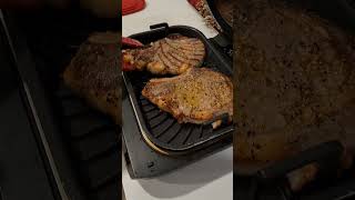 Ribeye Steak on the Ninja foodi grill [upl. by Noraa176]