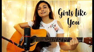 Girls Like You  Maroon 5  Cover by Stephanie Sansoni [upl. by Sacci654]