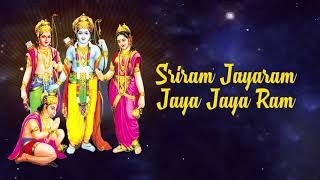 Sriram Jayaram Jaya Jaya Ram with Lyrics  Popular Lord Rama Song  Shri Rama Bhajans [upl. by Cavill7]