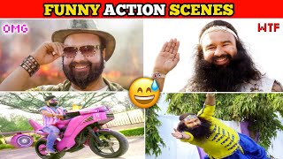 Baba Ram Rahim Funniest Action Scenes  Baba Ka Kaarnama 😅 [upl. by Assert]