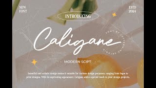 Caligane Font Download [upl. by Adnale]