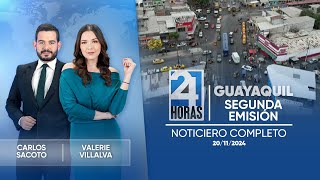 Noticiero de Guayaquil Segunda Emisión 20112024 [upl. by Parke170]