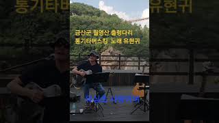 금산군 제원면 월영산 출렁다리 통기타라이브 버스킹 유심초 사랑이여 [upl. by Carmel]