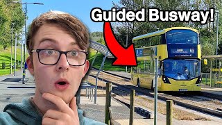 Riding a Guided Busway for the First Time [upl. by Alra]