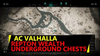 Repton Wealth AC Valhalla Locations  How to reach Underground Chests [upl. by Keithley]