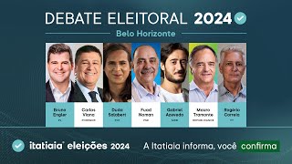 ELEIÇÕES MUNICIPAIS ACOMPANHE O DEBATE DOS CANDIDATOS DE BELO HORIZONTE [upl. by Norty140]