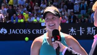 Eugenie Bouchards Ultimate Date  Australian Open 2014 [upl. by Delahk]