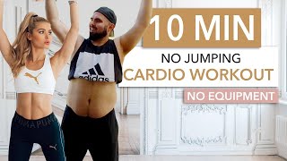 Ich teste 10 MIN CARDIO Workout von PAMELA REIF [upl. by Assetal]