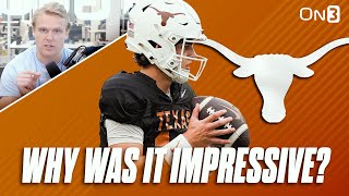 WHY Texas Longhorn QB Arch Manning Spring Game Performance Was Impressive  Steve Sarkisian Offense [upl. by Anera]