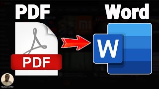 How to Convert PDF to Word on Windows  Full Guide [upl. by Akemehs]