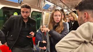 Istanbul Metro M2 Line Journey  Şişhane to Yenikapi [upl. by Nevlin]