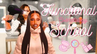 NEW Realistic Cosmetology Mod Functional School and Custom Interactions Sims 4 Mods [upl. by Ennaus617]