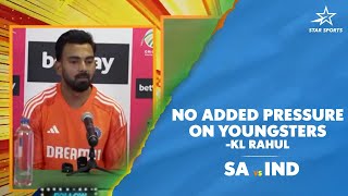 Captain KL Rahul Talks About His Young Squad in PreSeries Press Con [upl. by Enenaej138]