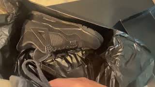 Jordan 4 Black Cats  Pandabuy Unboxing  11 Black Cats [upl. by Anifad]