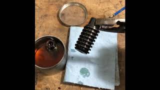 How to Blue Bluing Steel Using Oven Or Torch and Oil Method [upl. by Sirtaeb961]