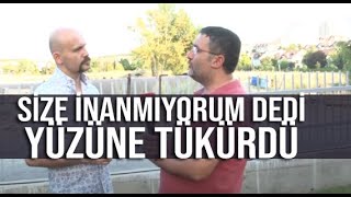 Beyaz TV muhabiri Levent Kelleci Atalay Demircinin yüzüne tükürdü [upl. by Aikemat]