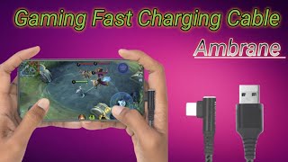 ambrane 3A Usb Type C 30W Fast Charging Cable Unboxing l Review [upl. by Mile]