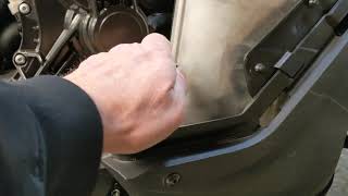 2020 SkiDoo Expedition chain case oil change [upl. by Skippy]