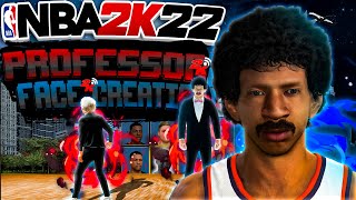 NEW BEST DRIPPY FACE CREATION TUTORIAL IN NBA 2K22 CURRENT GEN THE PROFESSOR OLD HEAD [upl. by Ellenid759]