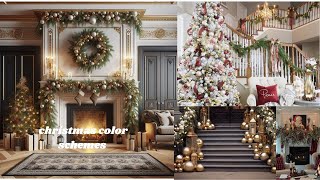 10 upcoming Christmas event color schemesinternal color combinations for home décorChristmas [upl. by Cartan]