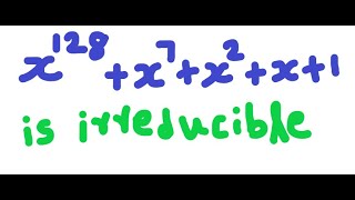 Irreducible Polynomial Test in GF2 [upl. by Norag129]