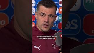 Granit XHAKA Was für ein Kämpfer – Er spielte mit Muskelfaserriss  SRF Sport [upl. by Brian]