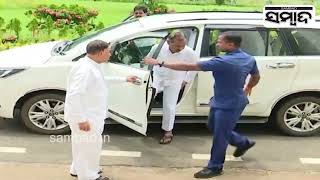 CM Mohan Majhi Arrives To Chair Cabinet Meeting Sambad [upl. by Champ]