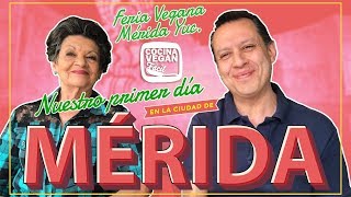 Cenando en restaurante vegano Mérida Yucatán Feria vegana primer video  Cocina Vegan Fácil [upl. by Mulloy]