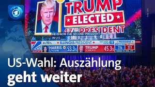 USWahl Trump hat gewonnen – Auszählung der Stimmen geht weiter [upl. by Carrelli]