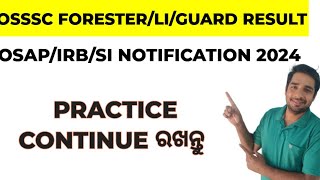 OSSSC FORESTERLIGUARD RESULT  OSAP IRB NOTIFICATION 2024  BUDGET 2024 [upl. by Nathanson]