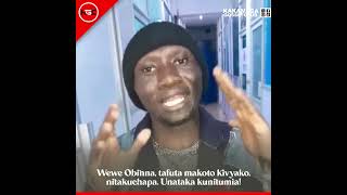 Wewe Oga Obinna tafuta makoto kivyako nitakuchapa Unataka kunitumia  Stevo Simple Boy [upl. by Hgeilyak]