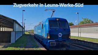 Zugverkehr in LeunaWerkeSüd [upl. by Turnheim]