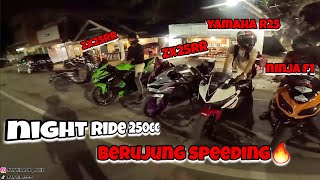 NIGHT RIDE 250CC  JADI PUSAT PERHATIAN DI LAMPU MERAH 🔥  Indonesia Motovlog 165 [upl. by Pirri935]