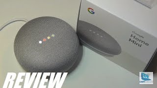 REVIEW Google Home Mini  Smart Speaker w Google Assistant [upl. by Lenox]