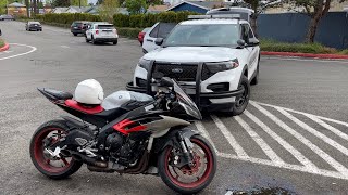 Stolen Motorcycle Stop Safeway 72nd amp Portland Ave Tacoma WA [upl. by Vasili581]