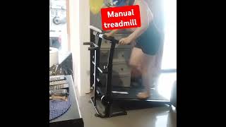 Exercise on Manual treadmill [upl. by Sairacaz]