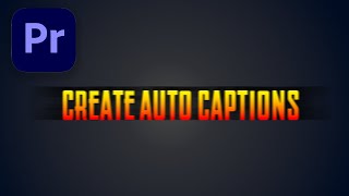 Create AUTO Captions in Premiere pro Add Pop up text [upl. by Toft]