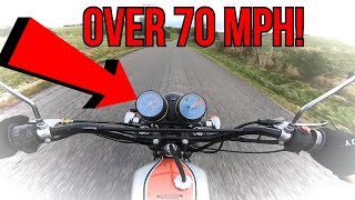 1974 Honda MT250 Elsinore Top Speed Run [upl. by Mcevoy]