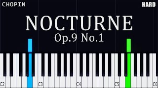 Chopin  Nocturne Op9 No1  Hard Piano Tutorial [upl. by Irahc]