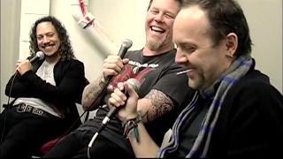 Jim Breuer Interviews Metallica Backstage in Newark NJ USA 2009 [upl. by Tini33]