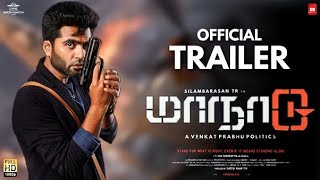 Maanaadu movie official trailer in hindi officialtrailer maanaadu [upl. by Ekralc]