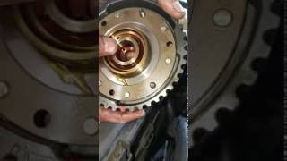 Volvo vvt hub for timing belt inspection [upl. by Dielle385]