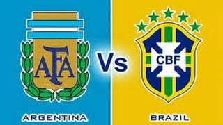 FIFA 16  Argentinië vs Brazilië  PS4 Gameplay  English Commentary [upl. by Hannis]